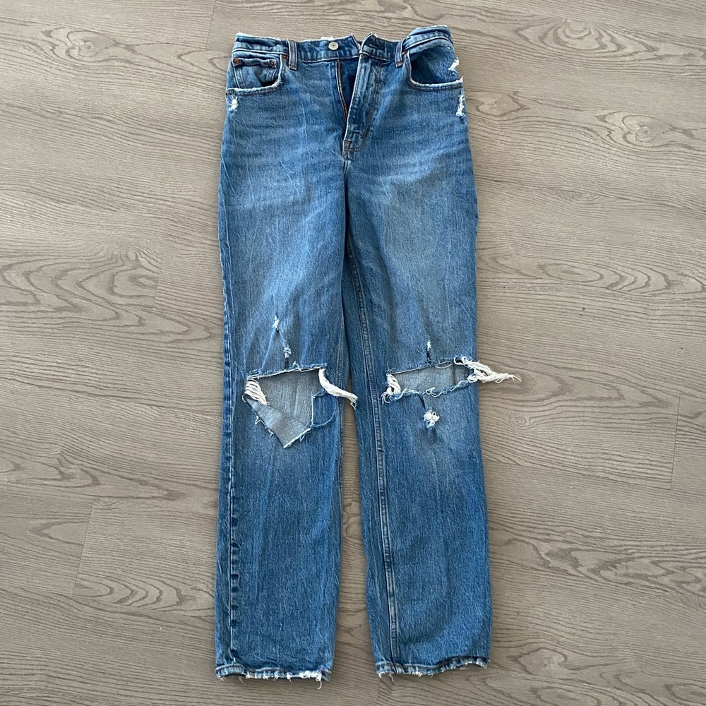 Abercrombie and Fitch 90’s High Rise Straight Jean
